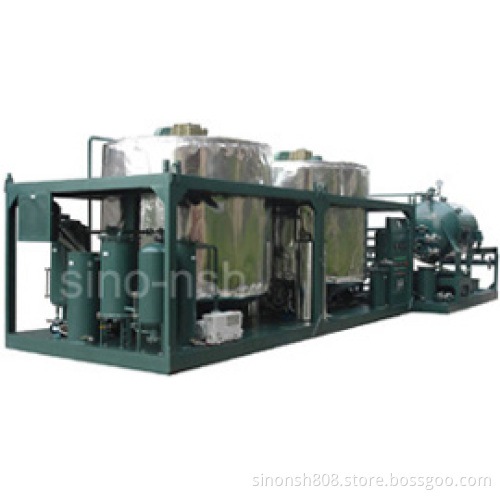 GER used engine diesel hydraulic base oil regeneration system